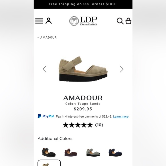 Adamour White Platforms, 9.5 - Picture 7 of 7